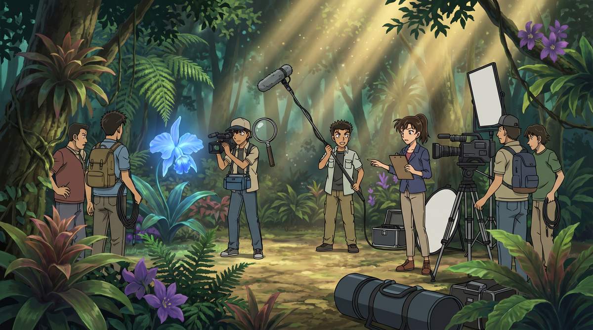 高清动漫稀有植物视频-热带雨林珍稀植物探索